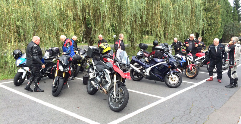 Gemeinsame Ausfahrten des Triumphclub Wien