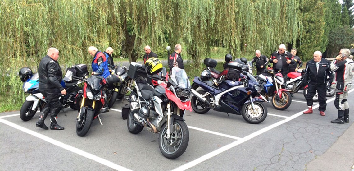 Gemeinsame Ausfahrten des Triumphclub Wien