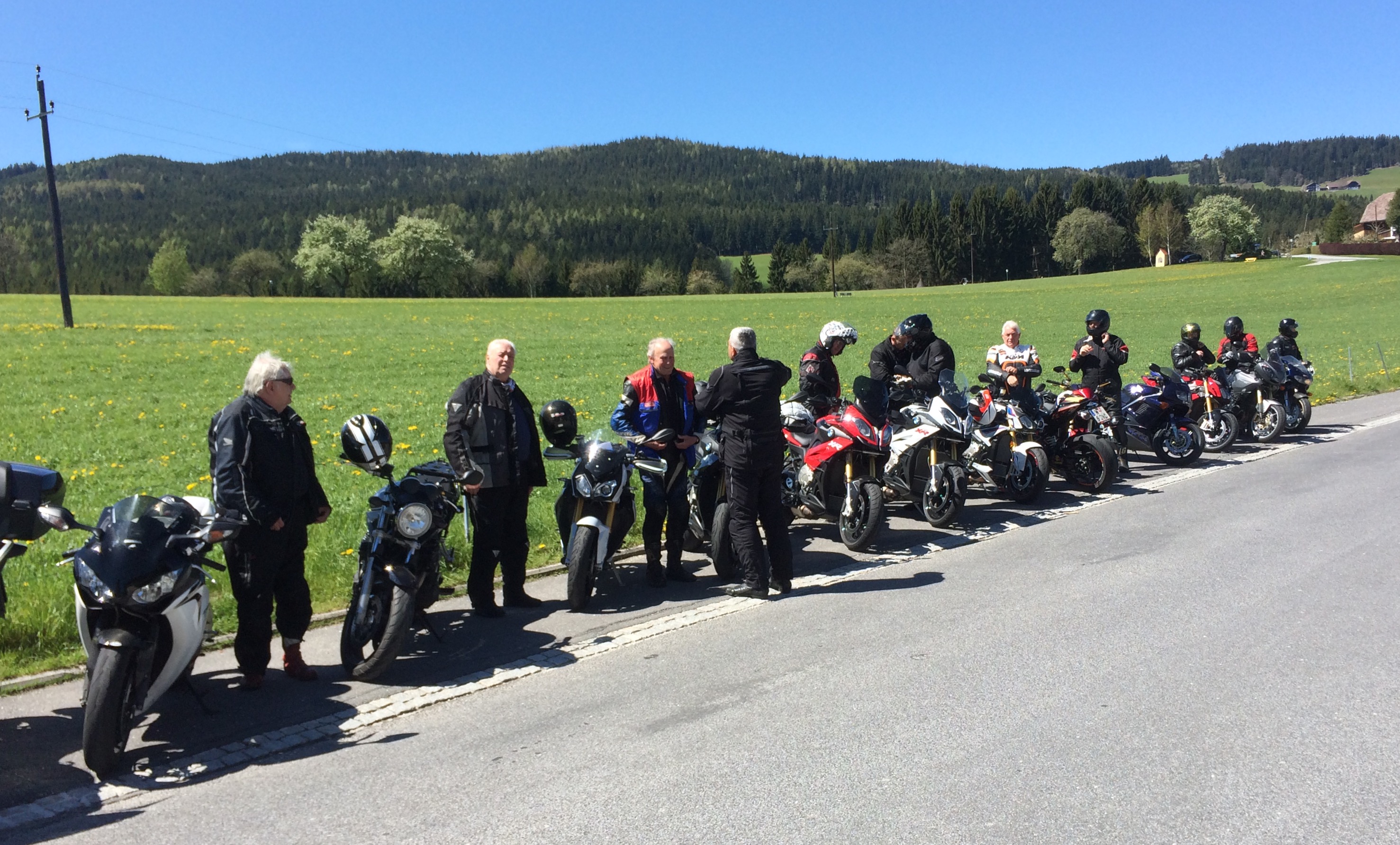 Voralpen Tour des Triumphclub Wien