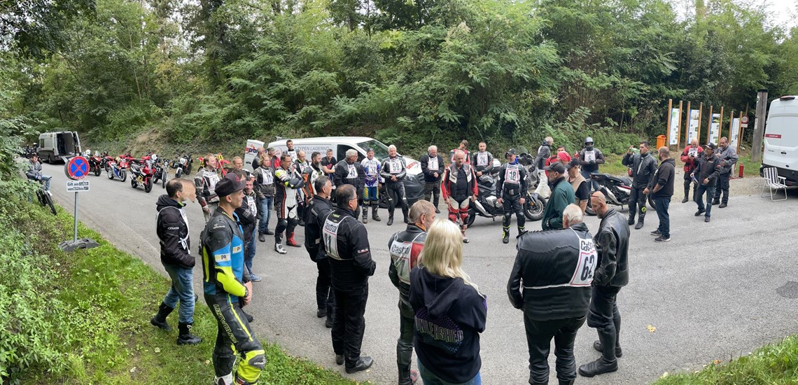 Braunsberg Motorradrennen Fahrerbesprechung